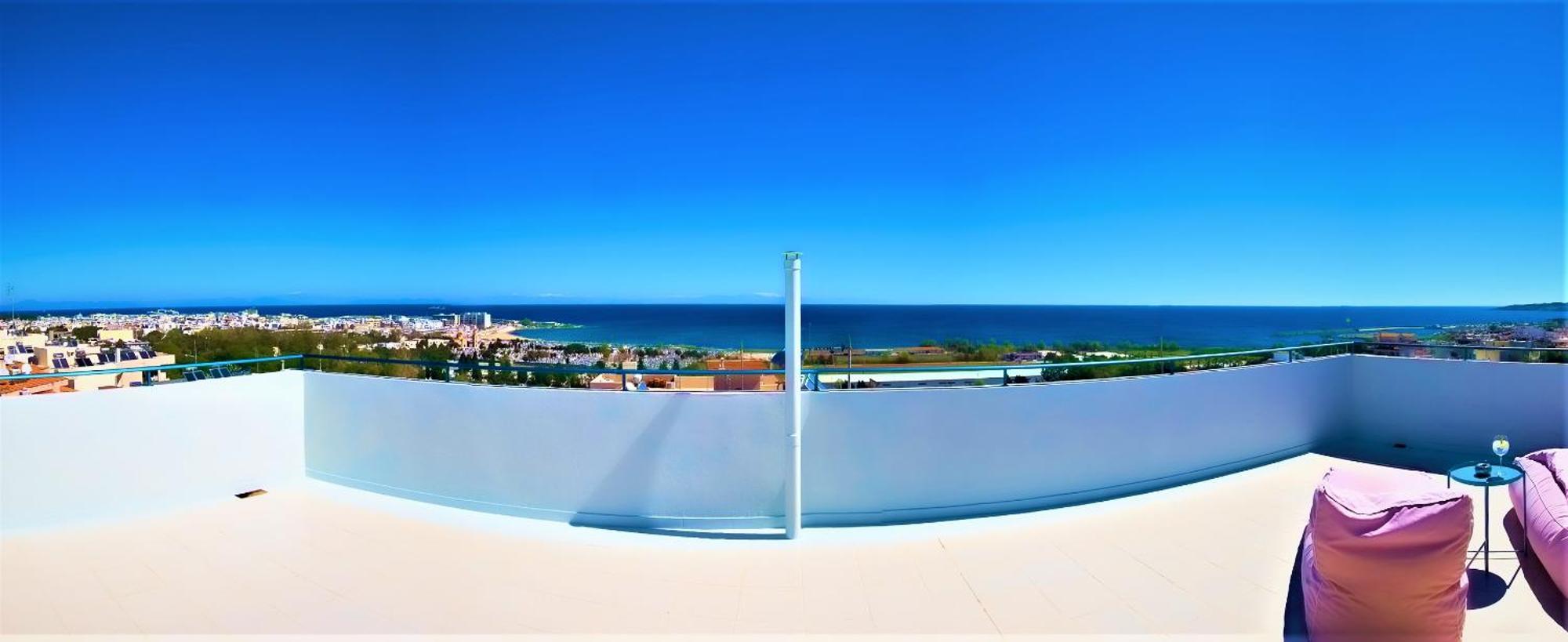 Groovy & Cozy Apt With Private Seaview Rooftop Terrace Родос Экстерьер фото