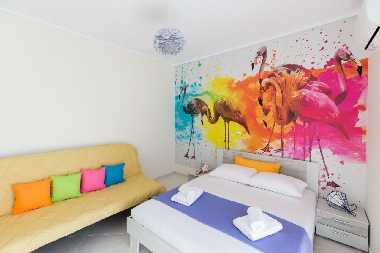 Groovy & Cozy Apt With Private Seaview Rooftop Terrace Родос Экстерьер фото